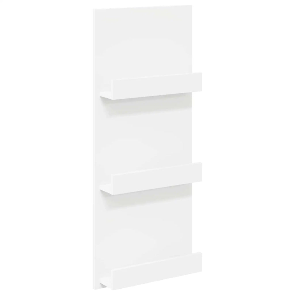 Scaffale per riviste con lo scaffale Bianco 43 x 11 x 102 cm 899511