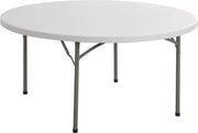 Tavolo Catering Rotondo Pieghevole Ø115 cm Tosini Bianco CZ115