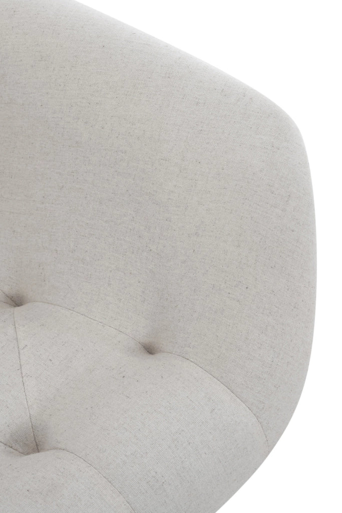 Sedia da pranzo Langford Beige,Tessuto