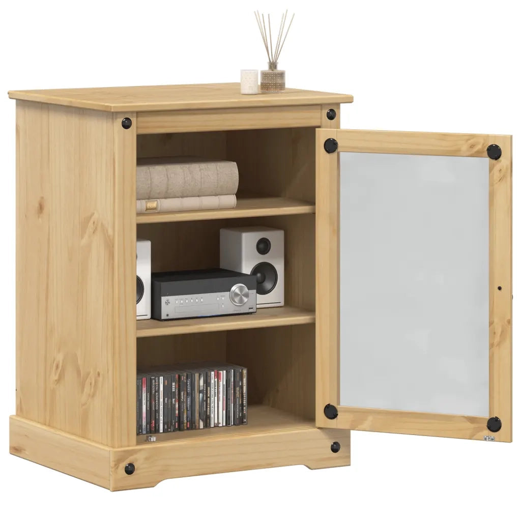 vidaXL Mobile HiFi Corona 60x50x82 cm in Legno Massello di Pino