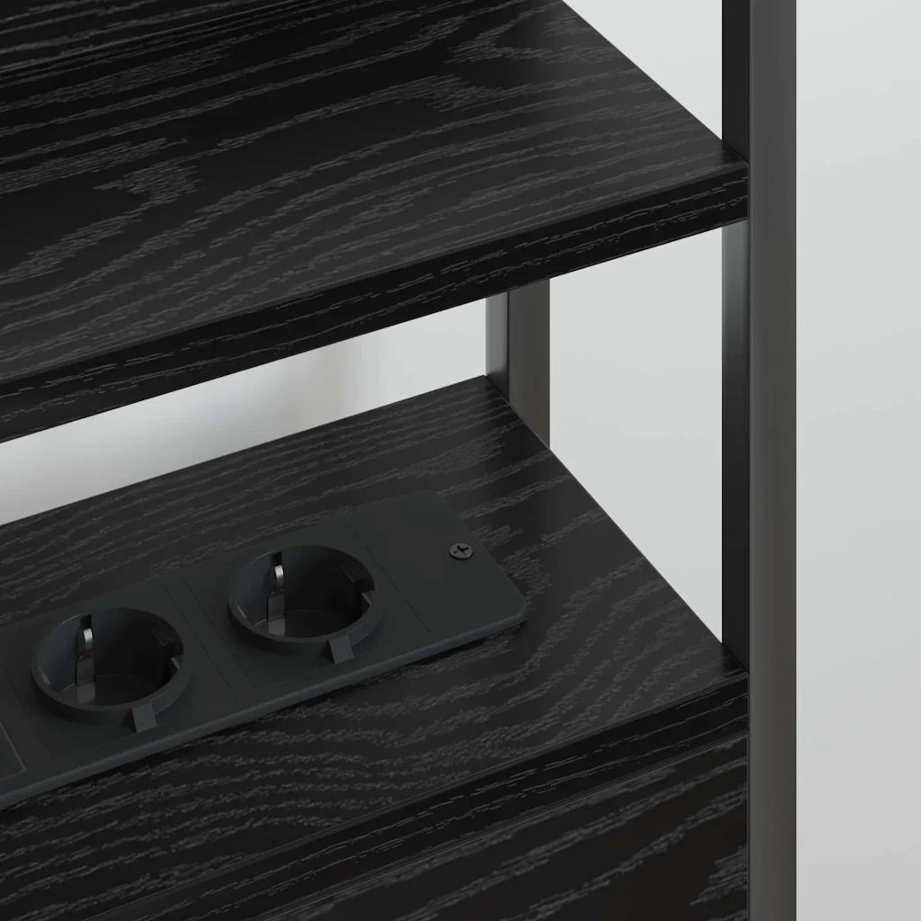 Testiera | Testata contenitore Rovere nero Legno multistrato