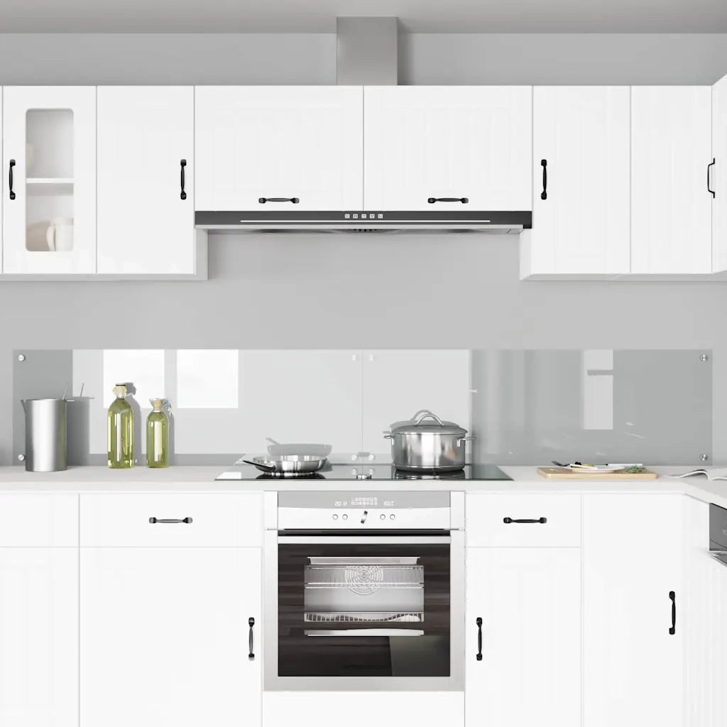 Schienale da cucina 2 pcs Trasparente 120 x 40 cm