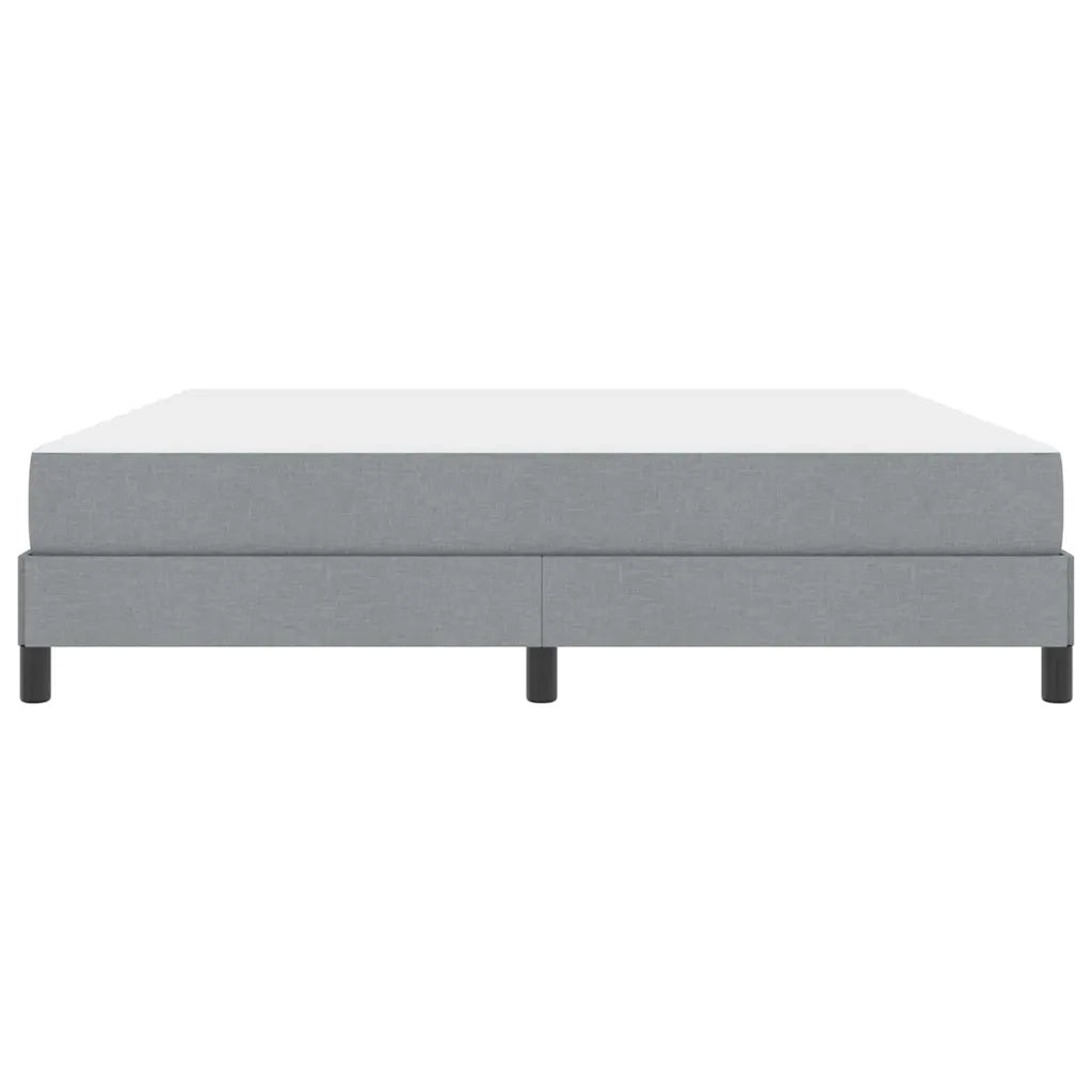 Letto a molle Grigio chiaro 180 x 200 cm Tessuto 3398507