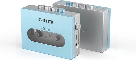 Cassetta Spettatore con Porta di Ricarica USB-C e Connettore di Altoparlante 3,5 mm - Blu