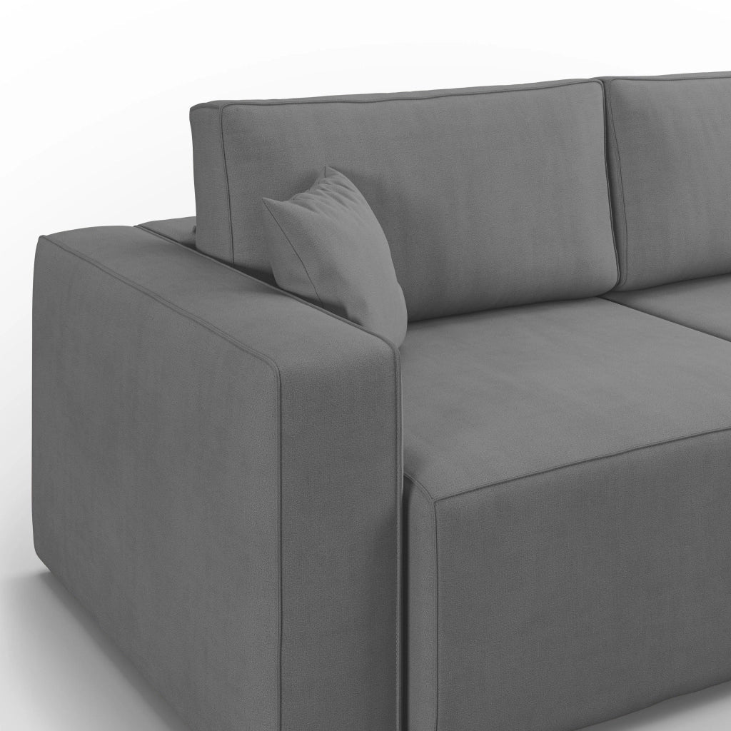 Morfeo Divano in tessuto impermeabile 215 cm grigio