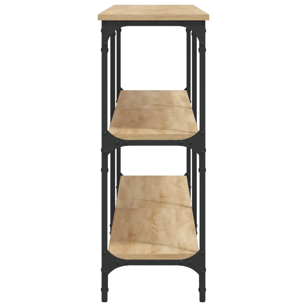 Tavolo Consolle Rovere Sonoma 200x29x75 cm Legno Agglomerato 834111
