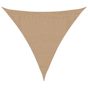 Vela Parasole | Telo Ombra | Vela da ombra 160 g/m2 Grigio Talpa 3,6x3,6x3,6 m in HDPE