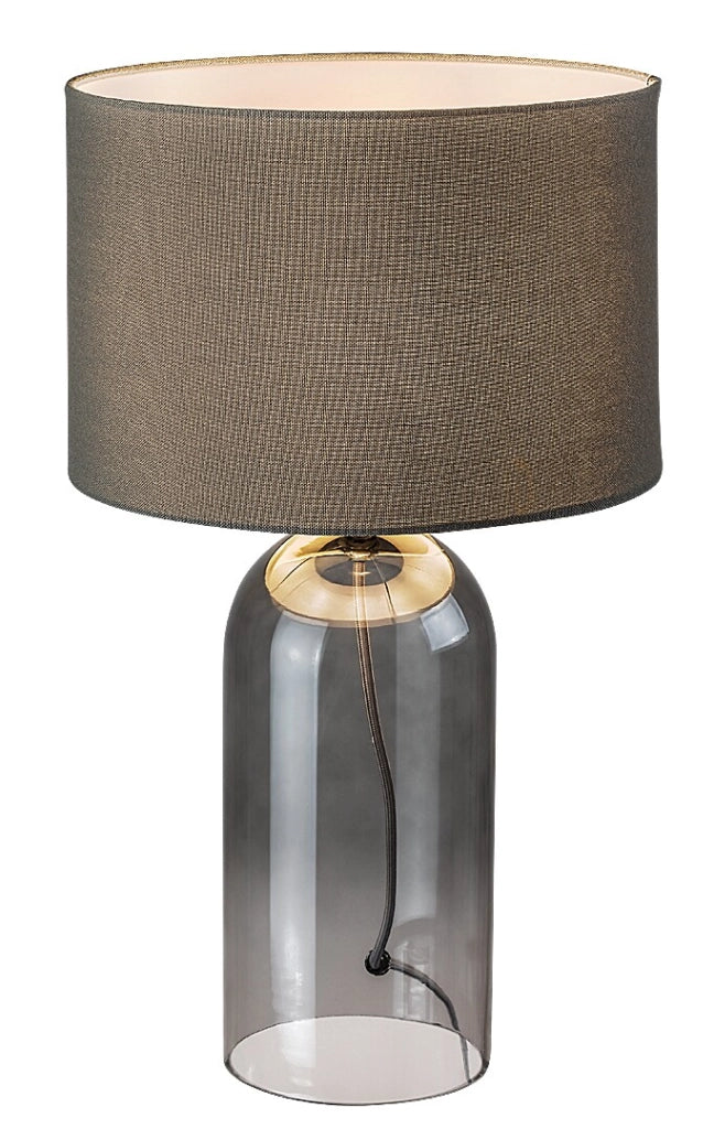 Lampada da tavolo Luxin vetro fumé 1xE14 Rabalux