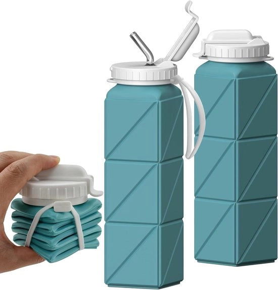 Bottiglia da 610 ml con imbuto in plastica