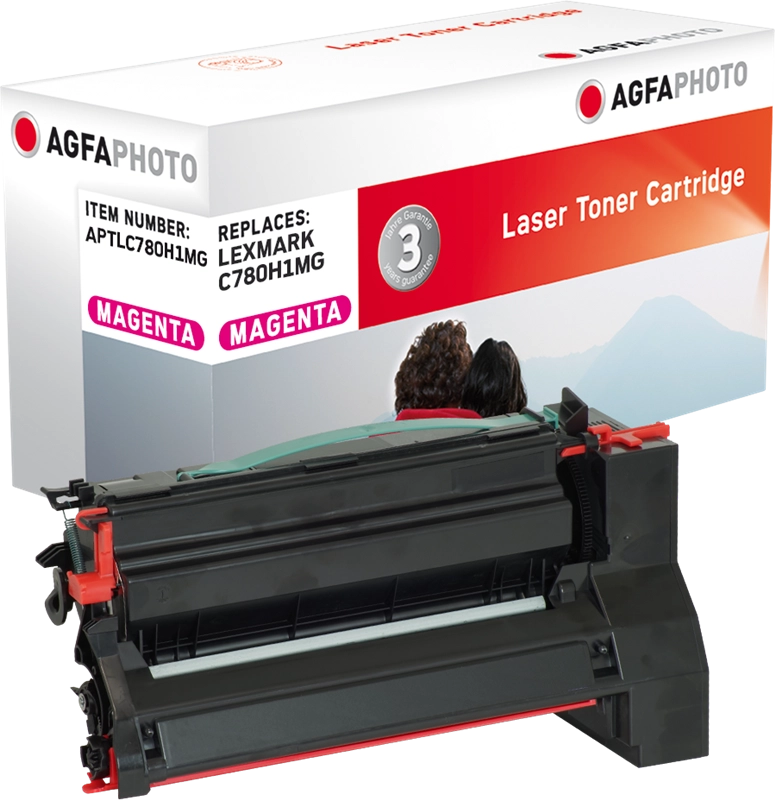 ORIGINAL Agfa Photo toner magenta APTLC780H1MGE ~10000 Seiten Agfa Photo C780H1MG