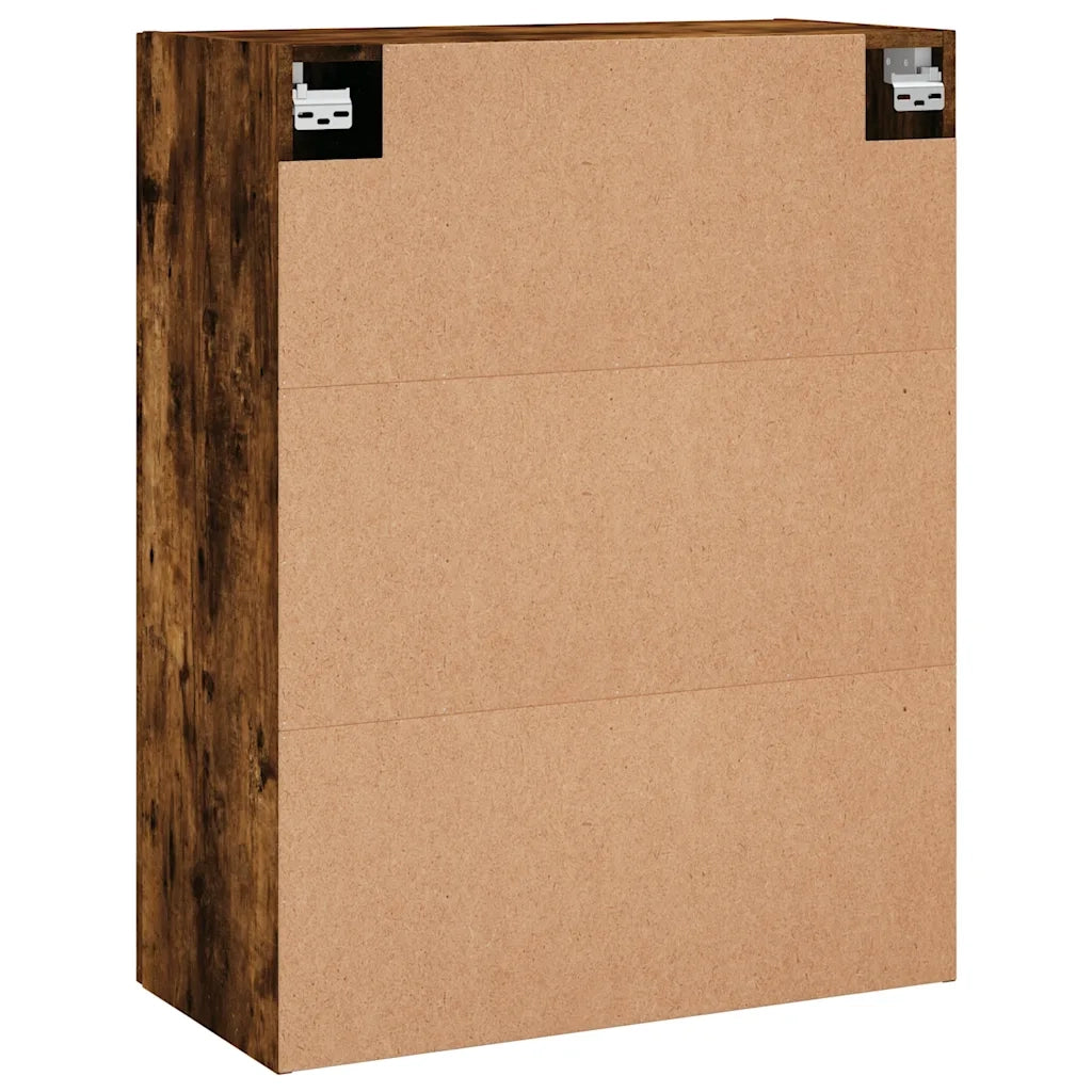 Mobile a Parete Rovere Fumo 69,5x34x90 cm in Legno Multistrato 834983