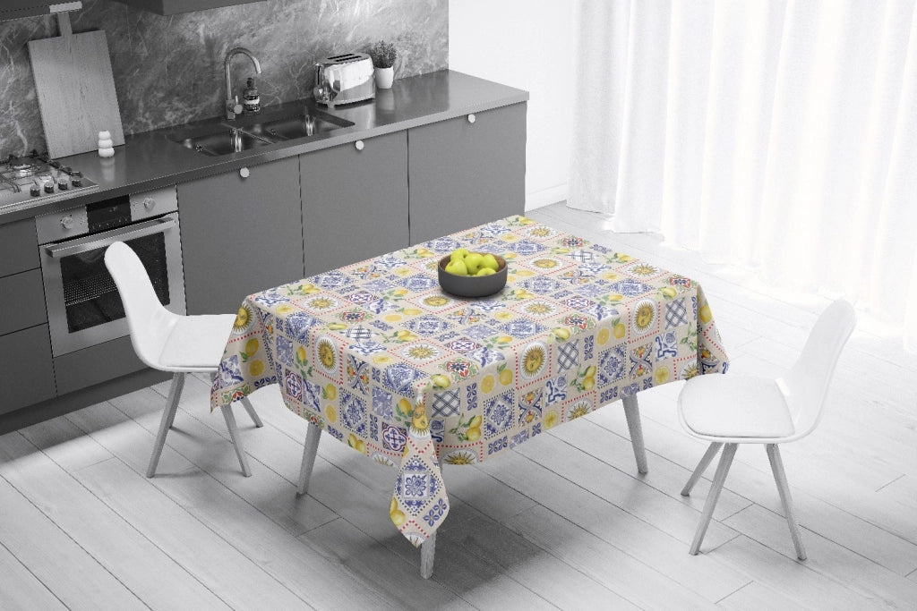 Proteggi Tavolo Morbido Tovaglia 140x320 cm Antiurto Antimacchia Copritavolo Mollettone Fantasia M