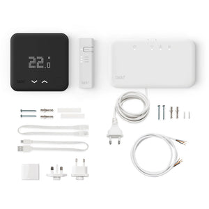TADO¬∞ termostato kit di base V3+. Termostato Intelligente Wireless. Compatibile con Alexa e Google Assistant. Nero
