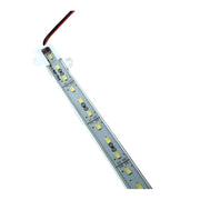 Trade Shop - Striscia Led Profilo Barra Alluminio Impermeabile Ip67 1 Metro 72 Led 5630 18w - -bianco Freddo      -