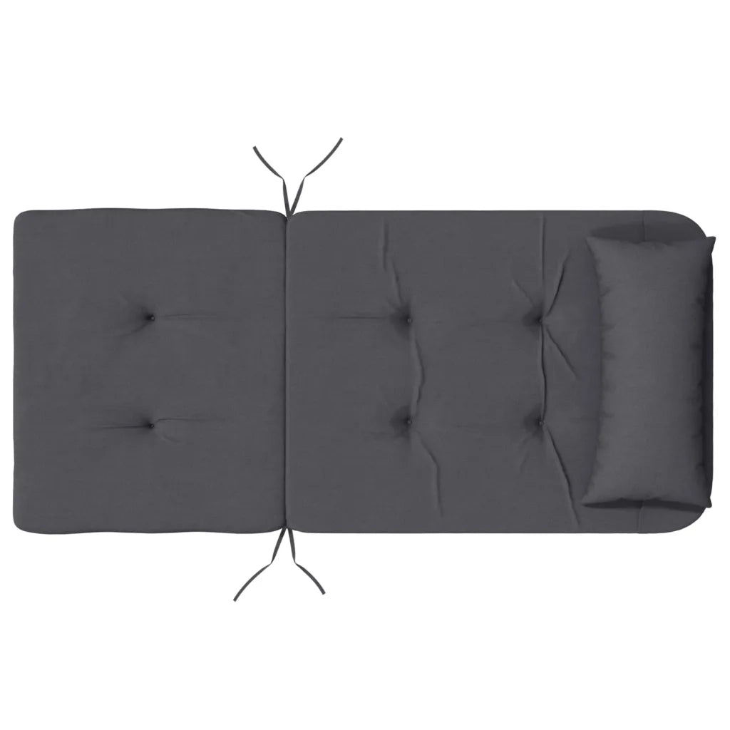 Cuscini per Sedia Adirondack 2 pz | Cuscini per sedie Antracite in Tessuto Oxford