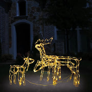 Decorazioni di Natale a Forma di Renne 3 pz 229 LED cod mxl 35065