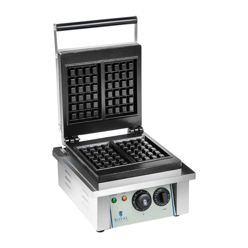 Piastra professionale per waffle quadrati potenza 1 x 2000 watt 3614064