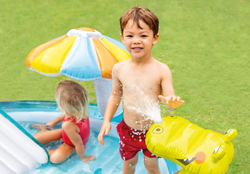 Intex PLAY CENTER ALLIGATORE  cm. 201x170x84 h (lt. 160)