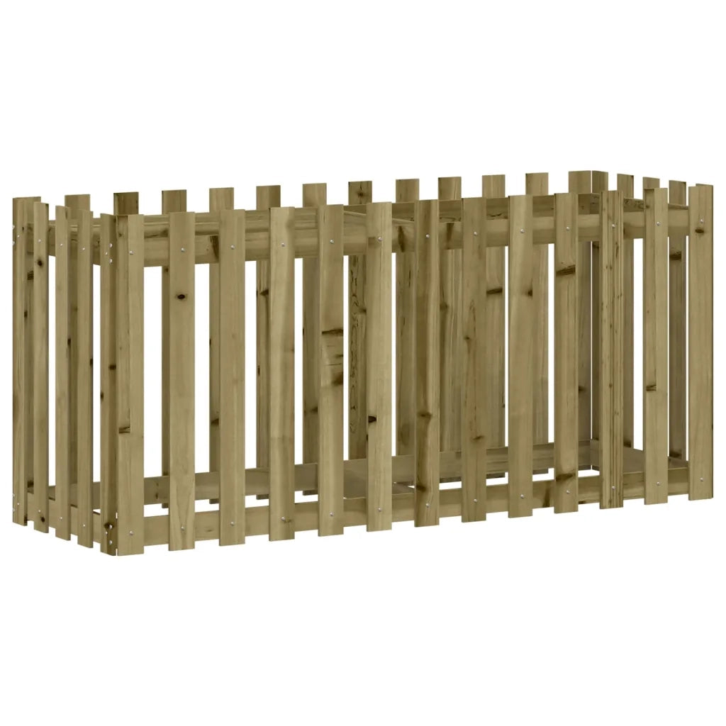 Fioriera da Giardino Recinzione 150x50x70cm in Pino Impregnato 832501
