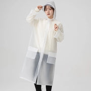 Poncho in EVA rafforzato - Impermeabile extra lungo per adulti uomo donna - XL