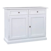 Madia credenza 2 porte arte povera in legno bianco 105x42x85 (1384) - Mobili 2G