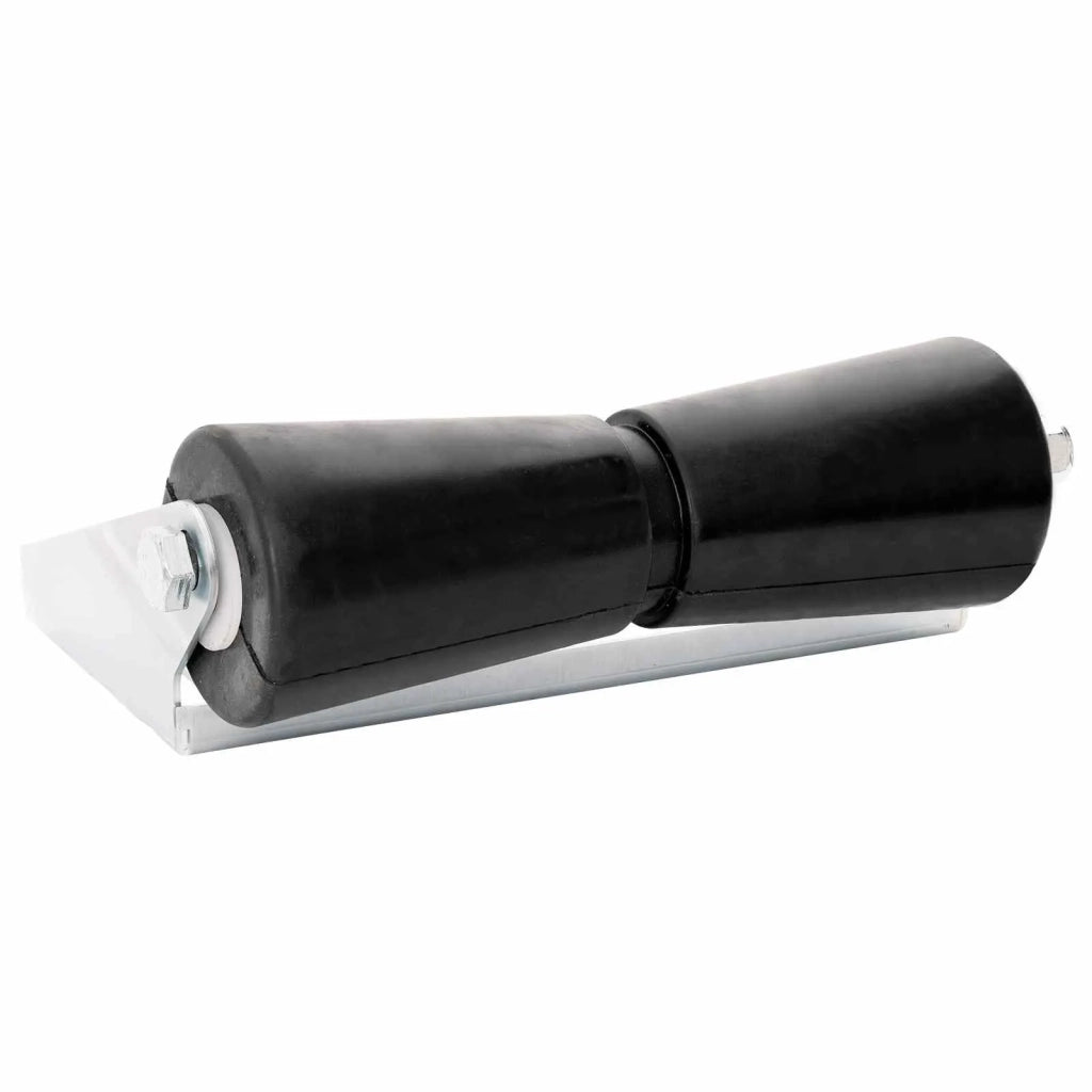 Rullo per rimorchio per barche con supporto 30,5 cm Argento 42039151