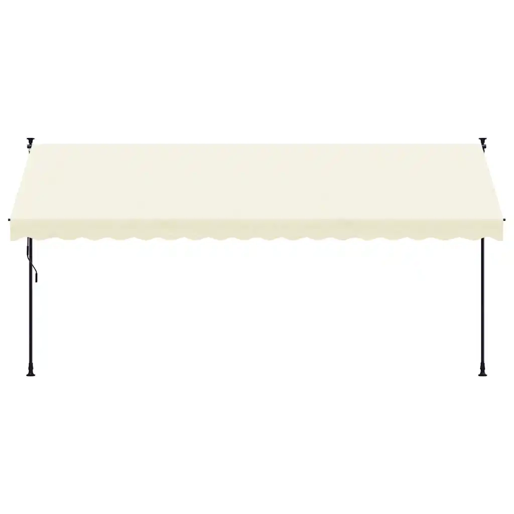 Tendada Sole Retrattile Crema 400x150 cm in Tessuto e Acciaiocod mxl 115418