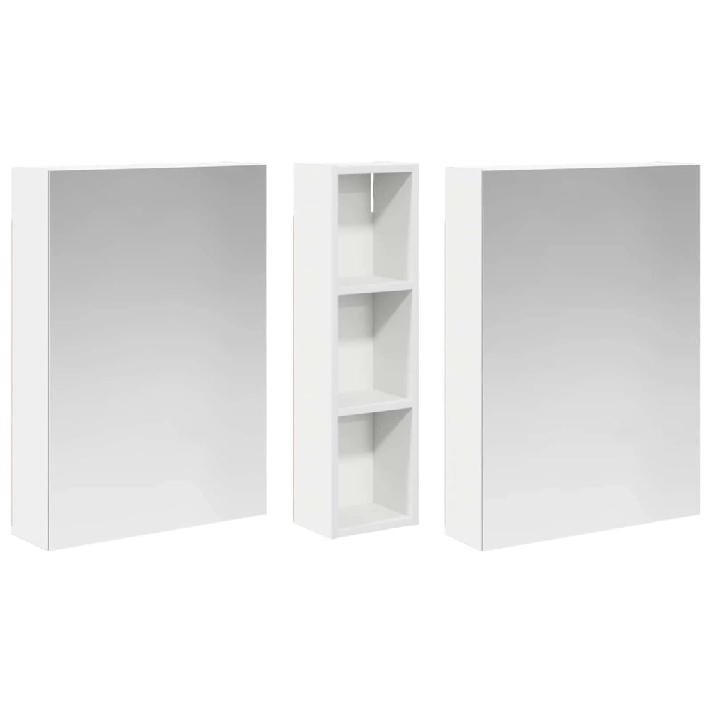 Set di Armadi da Bagno con lo scaffale 3 pcs 120 x 14,5 x 70 cm 3403744