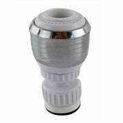 Trade Shop - Aeratore Rompigetto Per Rubinetto Lavello Cucina Cromato Bianco Con Snodo 69267 -