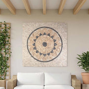 Piastrelle Mosaic con Motivo Girasole Multicolore 120 x 120 cm 42033520