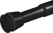 Stang per doccia senza fori - Estensione senza gradini - Telescopio antiscivolo in alluminio per doccia bagno - Flessibile 140-260 cm - Nero Neptun