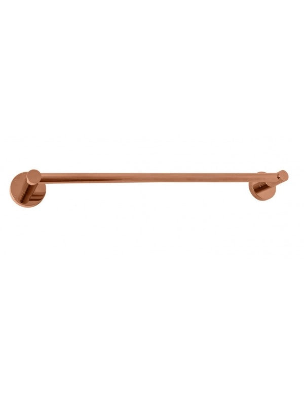 Portasciugamani a parete COLORADO in ottone oro rosa lucido 64,3 cm