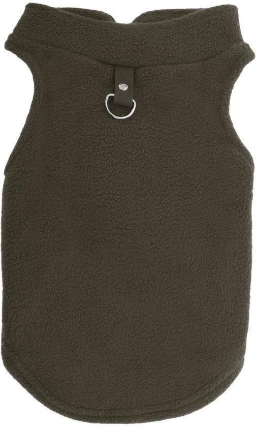 Vestito per cani XL - Vestito caldo - Pile polare soffice - Lavabile in macchina - Cerniera D - Comodo e leggero - Vestito per animali domestici