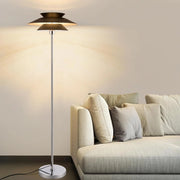 ZMH Lampada da terra vintage nera E27 metallo industriale 145cm interruttore pedale per camera letto ufficio