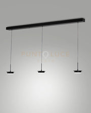 3805-48-101 MONTATURA NERA COMPLETA LINEARE CCT 2700K - 3000K - 4000K-  42W - 4530 lm 3 LCUI DIMMERABILE