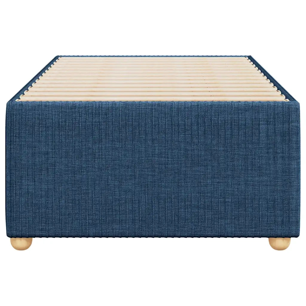 Giroletto senza Materasso Blu 100x200 cm in Tessuto
