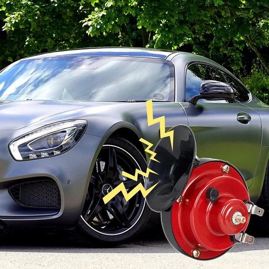 Set di 2 slanci acustici per veicoli a motore con forma di lumaca elettrica per camion, treno, nave, auto