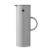 Stelton EM77 HELLGRAU EM77 Termos e Recipiente Isotermico 1 L in Vetro e ABS con Chiusura a Scatto e Tappo a Bilanciere colore Grigio