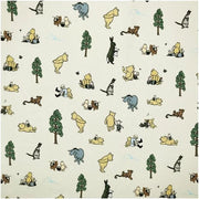 Tessuto Premium in Cotone con Design Winnie & Friends - Tessuto per Broderie e Patchwork - 1 x 112 m - Leggero e Resistente