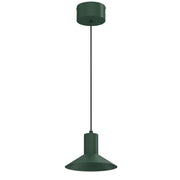 Lampada a sospensione Nox 1xGU10 verde metallo 20 cm