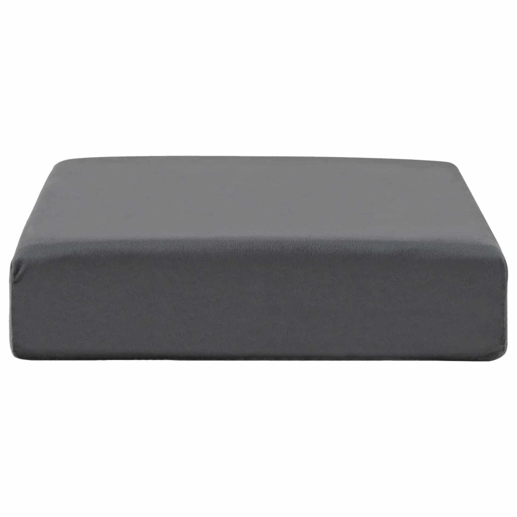 Cuscino per la seduta Grigio 40 x 40 x 10 cm Schiuma PU 42020200