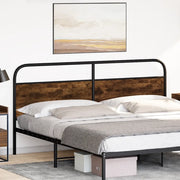 Testiera di Ricambio Rovere Fumo 180 cm in Acciaio e Legno Multistrato 4100245