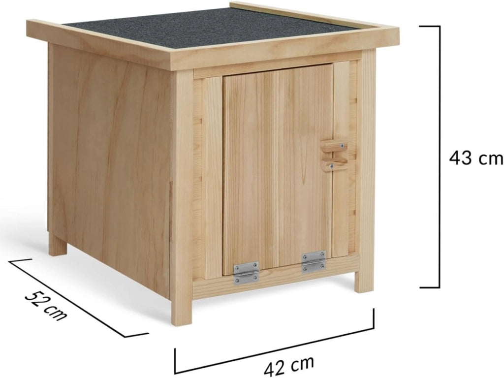 Set di 3 chiavi in legno per galline nido con fondo