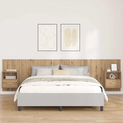 Testata con Comodino 3 pcs Rovere artigianale Legno multistrato 3415841
