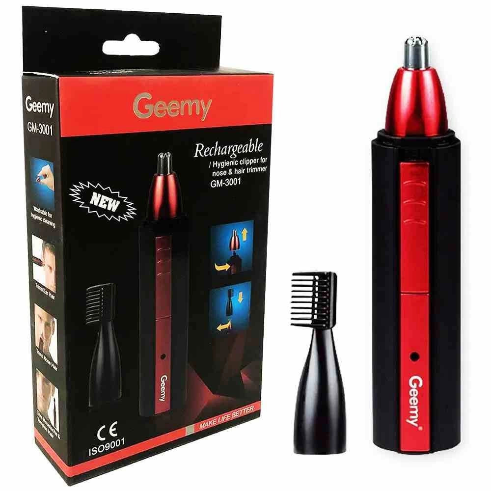 Trade Shop - Rifinitore Gm-3001 Trimmer Naso Portatile Regolabarba Sopracciglia Peli Orecchie -
