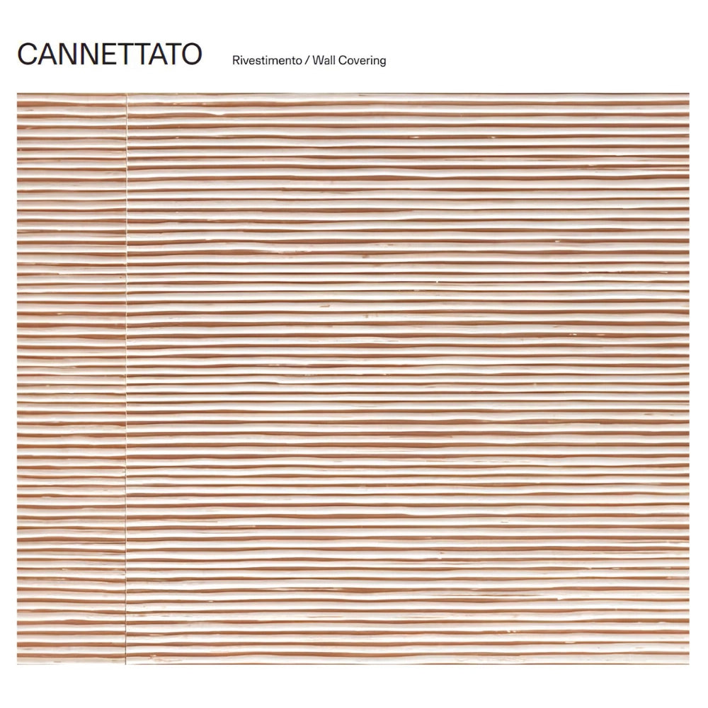 Piastrella gres porcellanato mattone cannettato 60x120 cm *** misura 1,44 m2, confezione 1