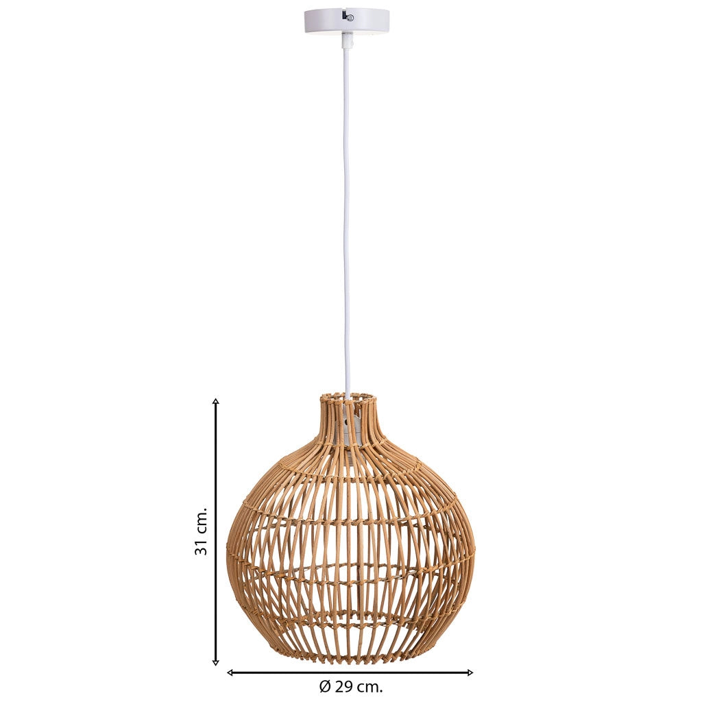 Plafoniera marrone d29x31h cm