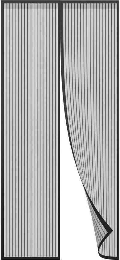 Velo di protezione dalle zanzare, Insetticida per balcone, terrazza e finestra scorrevole (90x212cm, Nero)