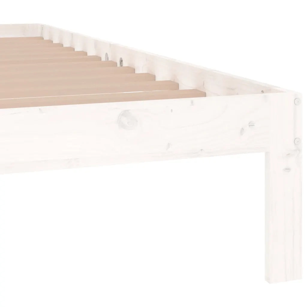 Giroletto Bianco in Legno Massello 150x200 cm King Size 810371