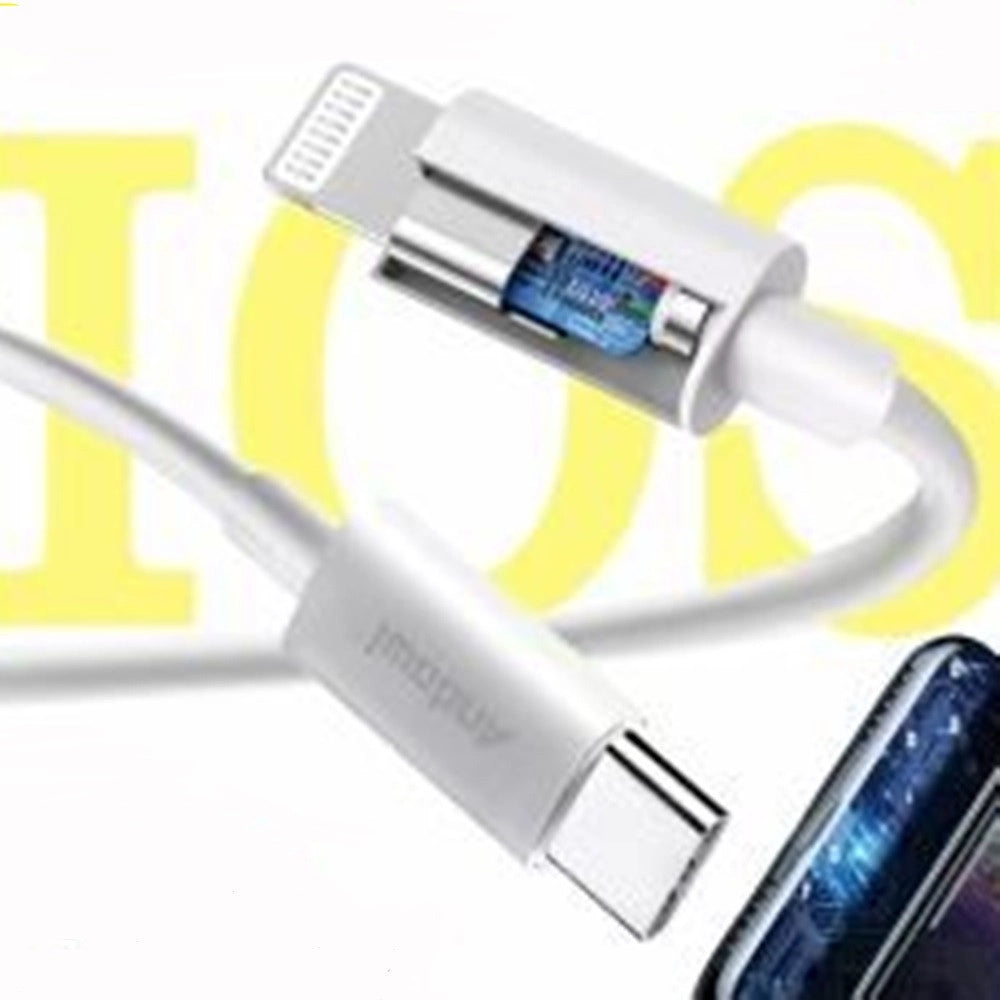 Trade Shop - Cavo Di Ricarica Rapida Pd 20w 5.0a Q-sj9 Da Usb Tipo Ac A Lightning 1 Mt Per Iphone -